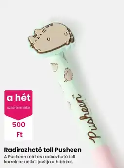 Pepco Pusheen radírozható toll ajánlat