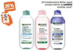 Müller Garnier micellás víz ajánlat