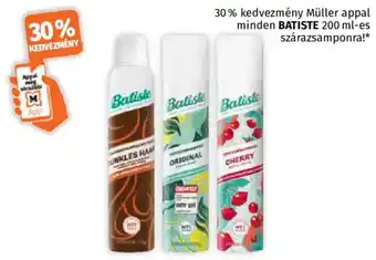 Müller batiste szárazsampon ajánlat