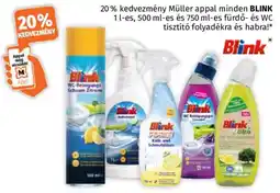 Müller Blink fürdő- és wc tisztító folyadék ajánlat