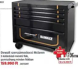 Bauhaus Dewalt szerszámoskocsi mclaren ajánlat