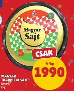 PENNY Magyar Trappista sajt ajánlat
