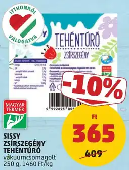 PENNY Sissy zsírszegény tehéntúró ajánlat