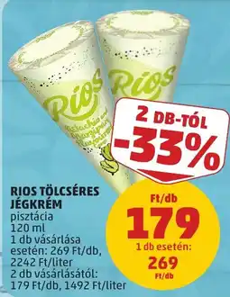 PENNY Rios jégkrém pisztácia ajánlat