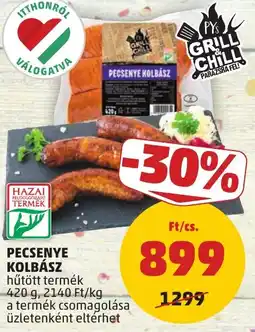 PENNY Pecseneye kolbász ajánlat