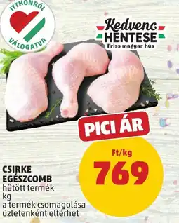 PENNY Kedvenc Hentese Csirke egészcomb ajánlat