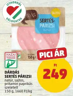 PENNY Dárdás sertés párizsi ajánlat