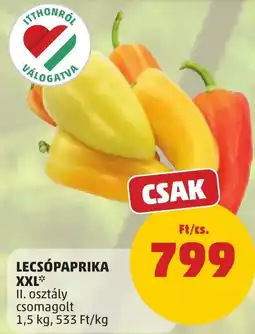 PENNY Leccsópaprika XXL* ajánlat