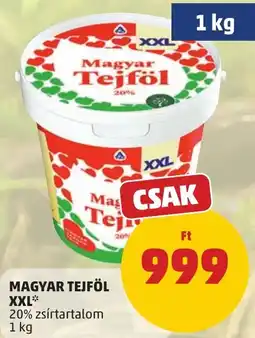 PENNY Magyar Tejföl ajánlat