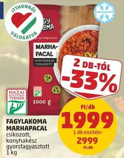 PENNY Fagylakoma marhapacal ajánlat