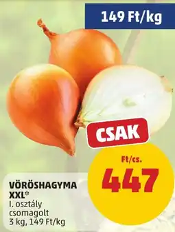 PENNY Vöröshagyma XXL* ajánlat