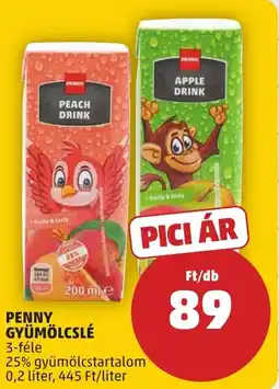 PENNY Penny gyümölcslé ajánlat