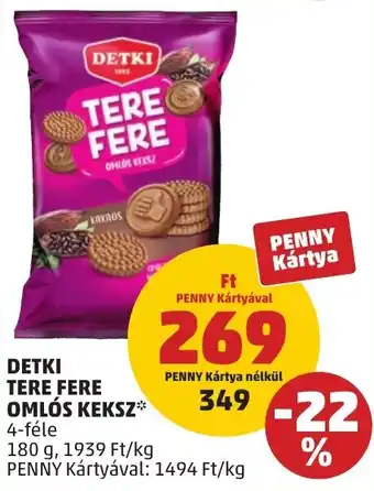 Detki tere fere omlós keksz
