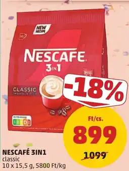 PENNY Nescafe 3in1 classic ajánlat