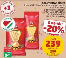 PENNY Aranykosár tészta ajánlat