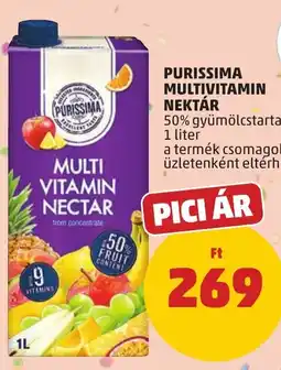 PENNY Purissima multivitamin nektár ajánlat