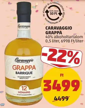 PENNY Caravaggio Grappa ajánlat