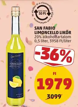 PENNY San Fabio limoncello likör ajánlat