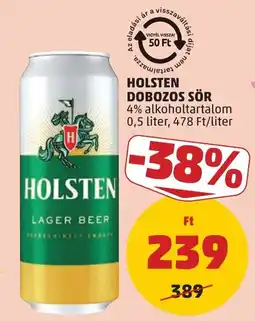 PENNY Holsten dobozos sör ajánlat