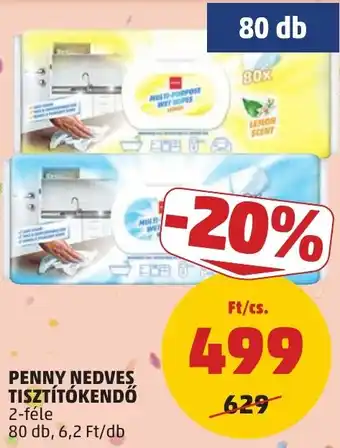 PENNY Penny nedves tisztítókendő ajánlat