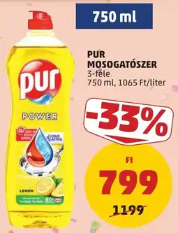 PENNY Pur mosogatószer ajánlat