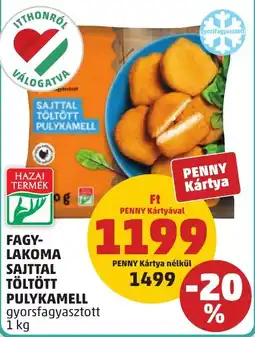 PENNY Fagylakoma sajttal töltött pulykamell ajánlat
