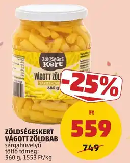 PENNY Zöldségeskert vágott zöldbab ajánlat