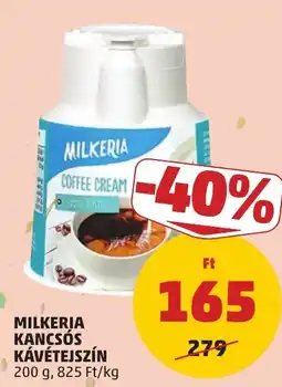PENNY Milkeria kanccsós kávétejszín ajánlat