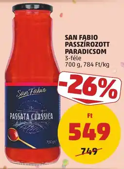 PENNY San Fabio passzírozott paradicsom ajánlat