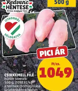 PENNY Redvenc Hentese Csirkemell Filé ajánlat