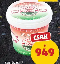 PENNY Privat Hús sertés zsír ajánlat
