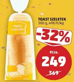 PENNY Toast szeletek ajánlat