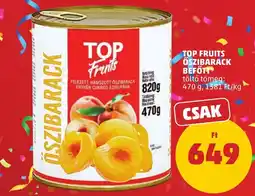 PENNY Top fruits öszibarack ajánlat