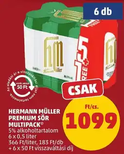PENNY Hermann Müller Premium Sör ajánlat