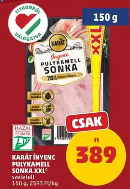 PENNY Karat ínyenc pulykamell sonka ajánlat