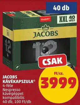 PENNY Jacobs kávékapszula ajánlat
