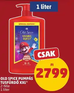 PENNY Old Spice pumpás tusfürdő xxl ajánlat