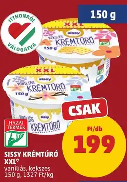 PENNY Sissy krémtúró ajánlat