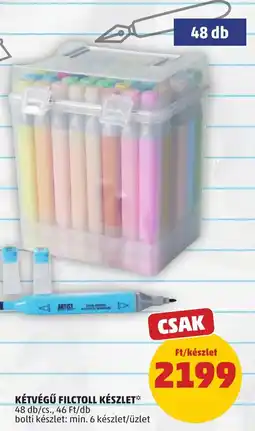 PENNY Kétvégű filctoll készlet ajánlat