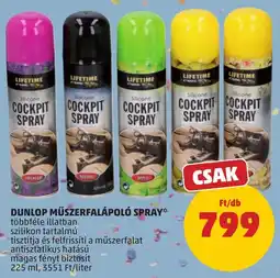 PENNY Lifetime műszerfalapoló spray ajánlat