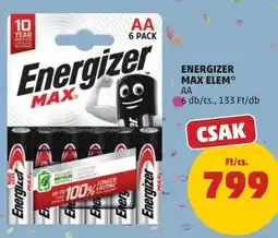 PENNY Energizer max elem* ajánlat