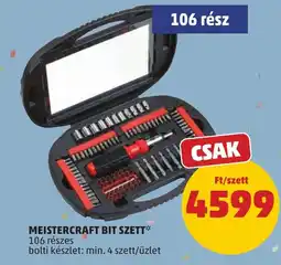 PENNY Meistercraft bit szett ajánlat