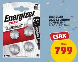 PENNY Energizer cr2032 lithium gombelem ajánlat