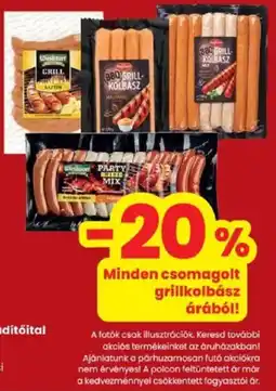 Spar grillkolbász ajánlat