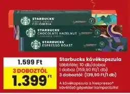 Spar starbucks kávékapszula ajánlat