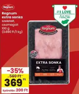 Spar Regnum extra sonka ajánlat