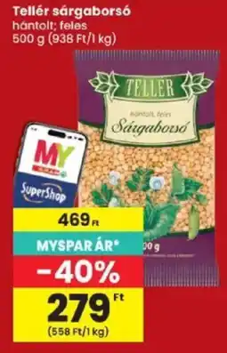 Spar Teller sárgaborssó ajánlat