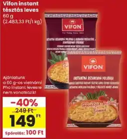 Spar Vifon instant tésztás leves ajánlat