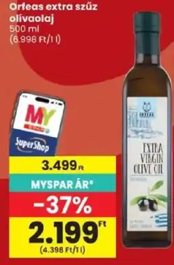 Spar Orfeas extra szűz olívaolaj ajánlat