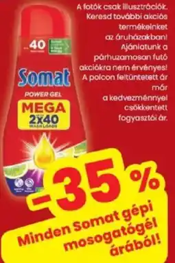 Spar Somat gépi mosogatógél ajánlat